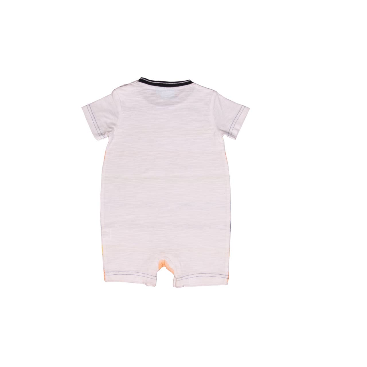 Back of Multi Colored Stripe Baby Romper by Bear Camp