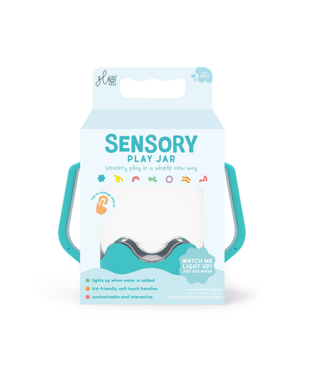 Blue Glo Pals Sensory Play Jar light-up sensory toy for toddlers