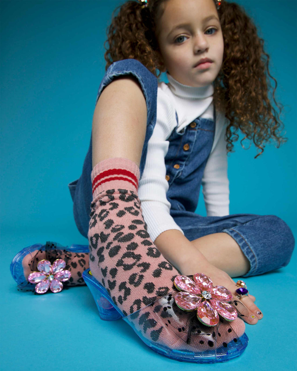 Check out our new sparkly Pink Flower Gem Play Shoes By Super Smalls