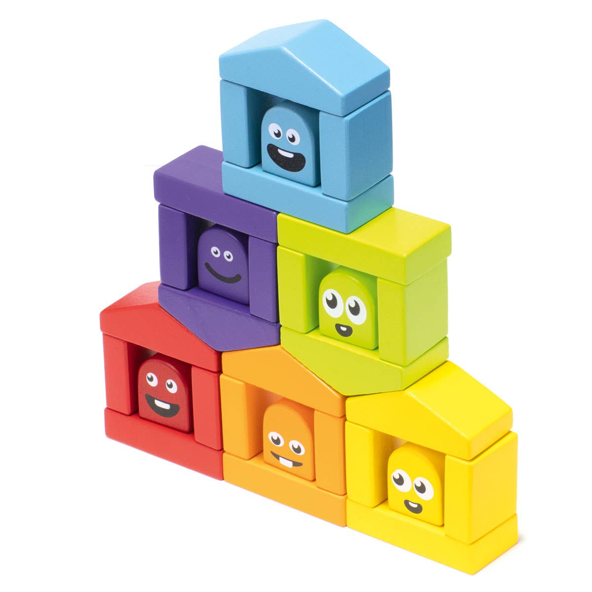 Cubika educational wooden construction toy for toddlers