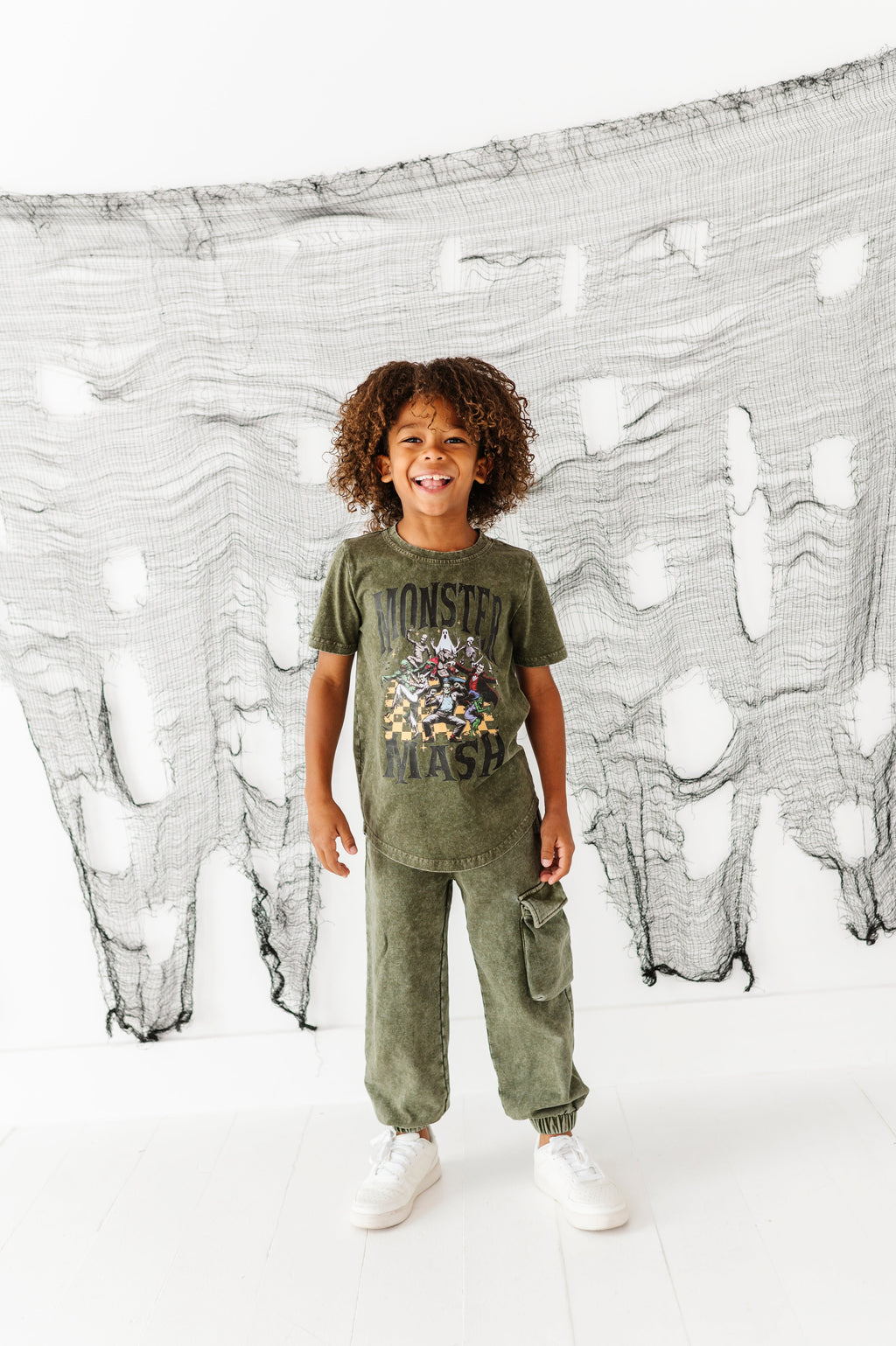 Olive Vintage Cargo Joggers