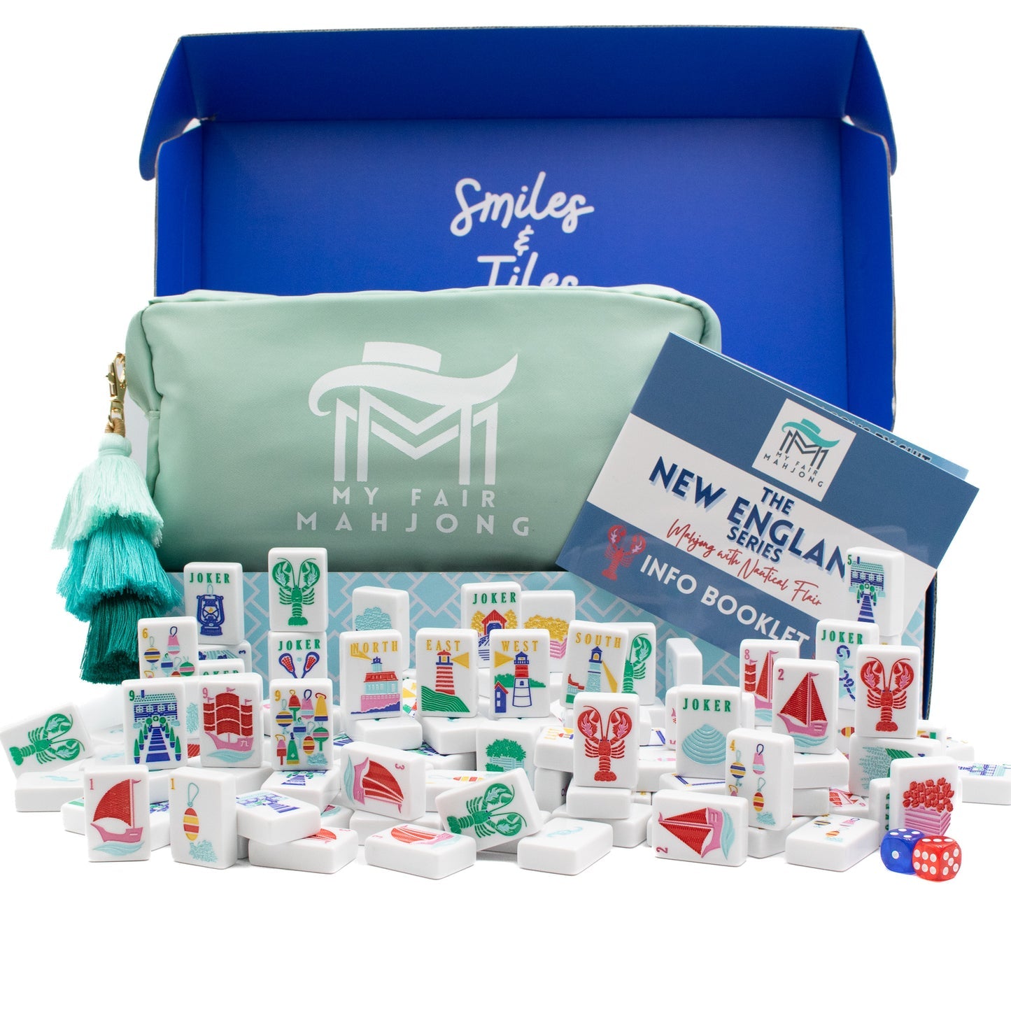 THE NEW ENGLAND SERIES | Mahjong with Nautical Flair