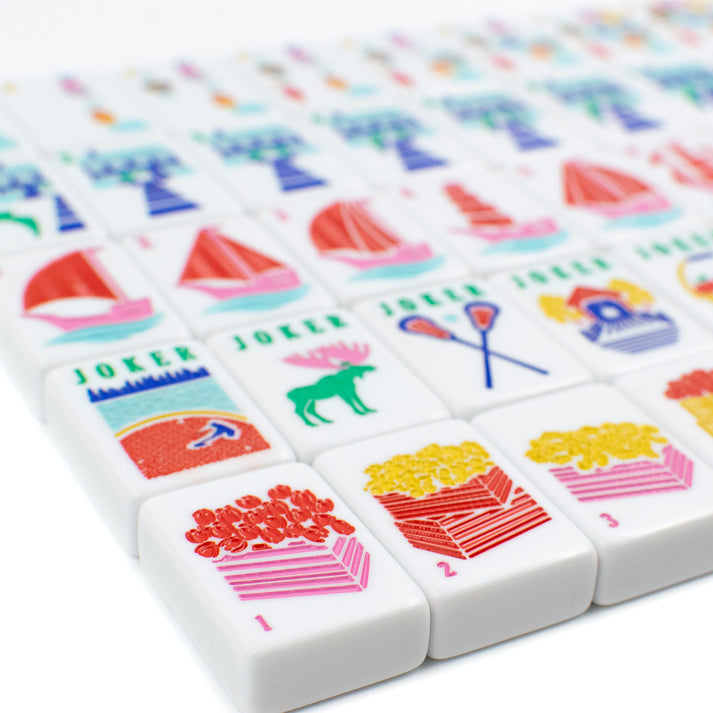 THE NEW ENGLAND SERIES | Mahjong with Nautical Flair