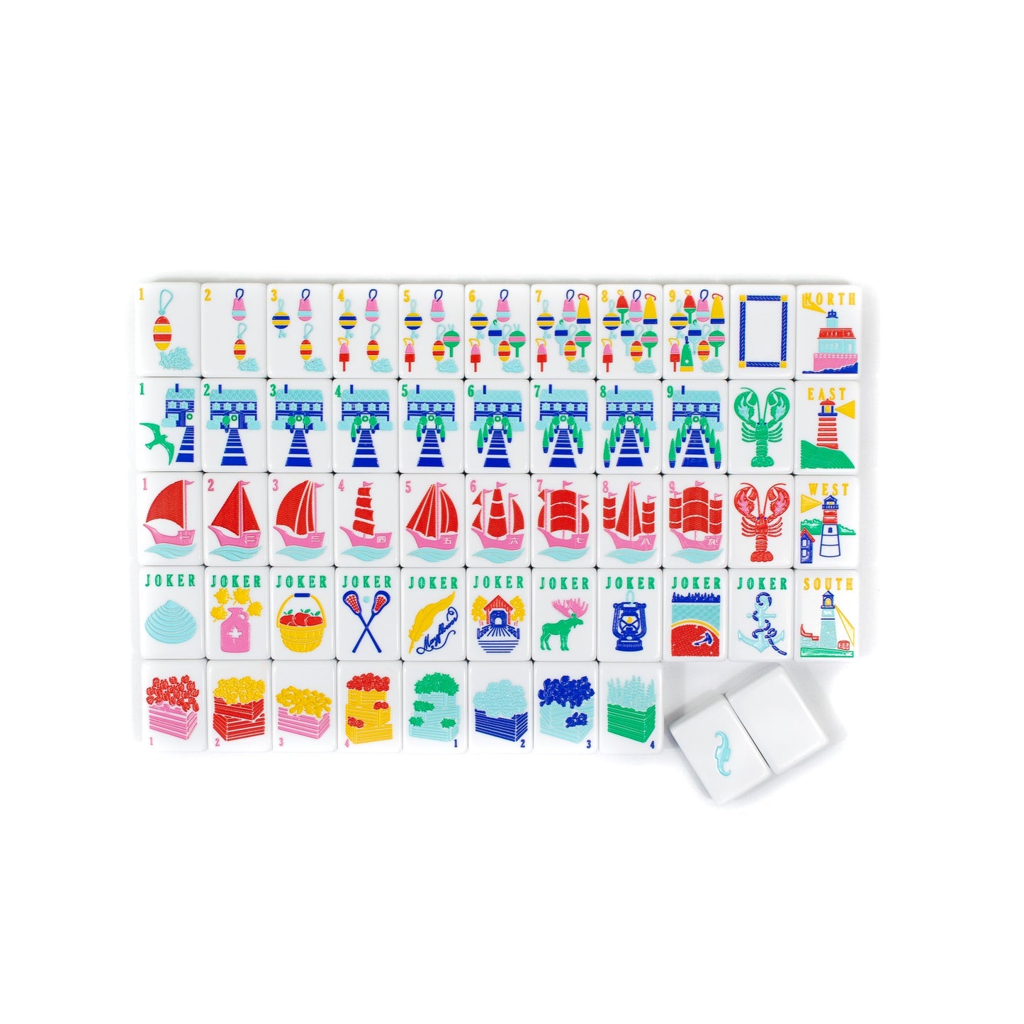 THE NEW ENGLAND SERIES | Mahjong with Nautical Flair