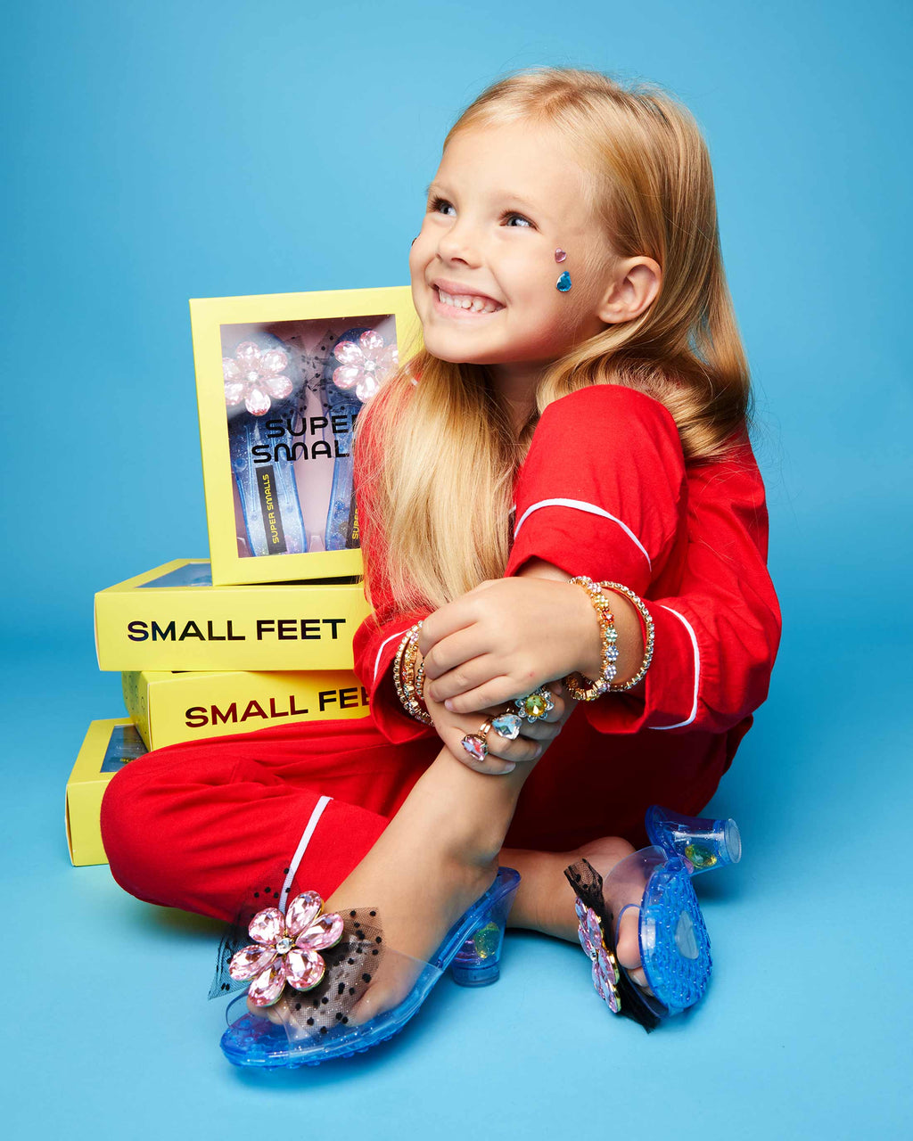 Dress Up with our Pink Flower Gem Play Shoes By Super Smalls
