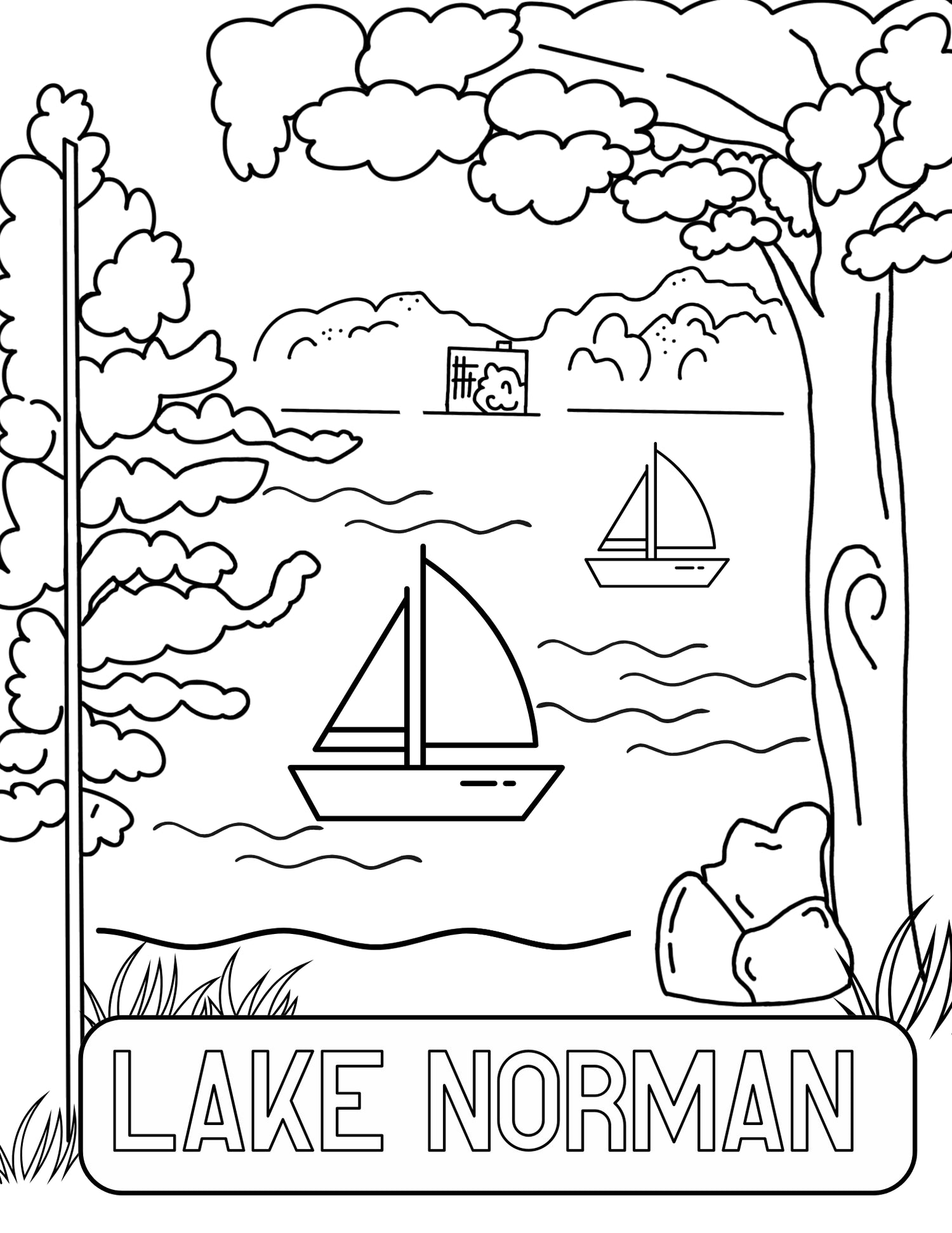 Color Charlotte | The Queen City Coloring Book by Alexa Gerrard