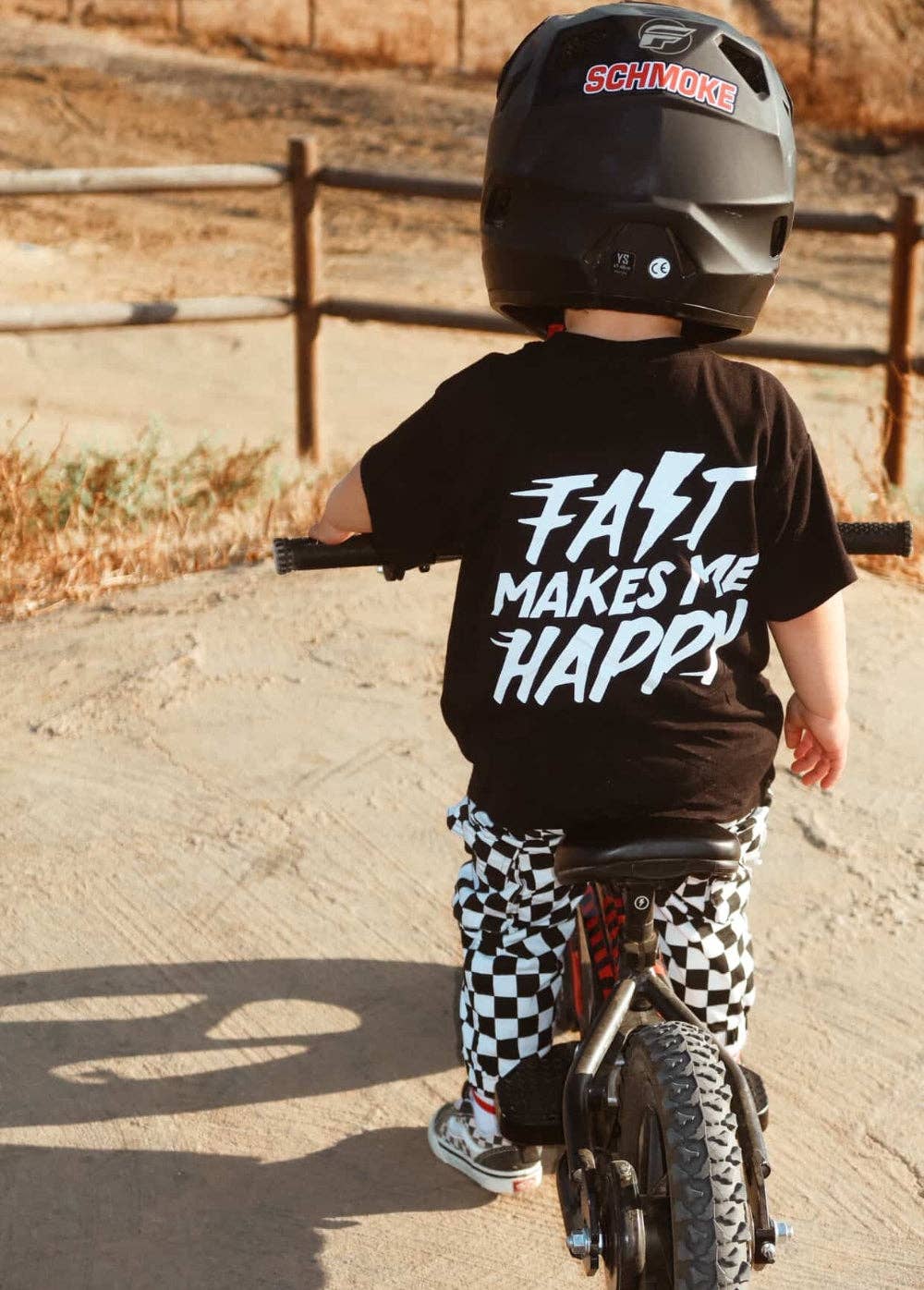 FAST MAKES ME HAPPY TEE BY LITTLE TROUBLE