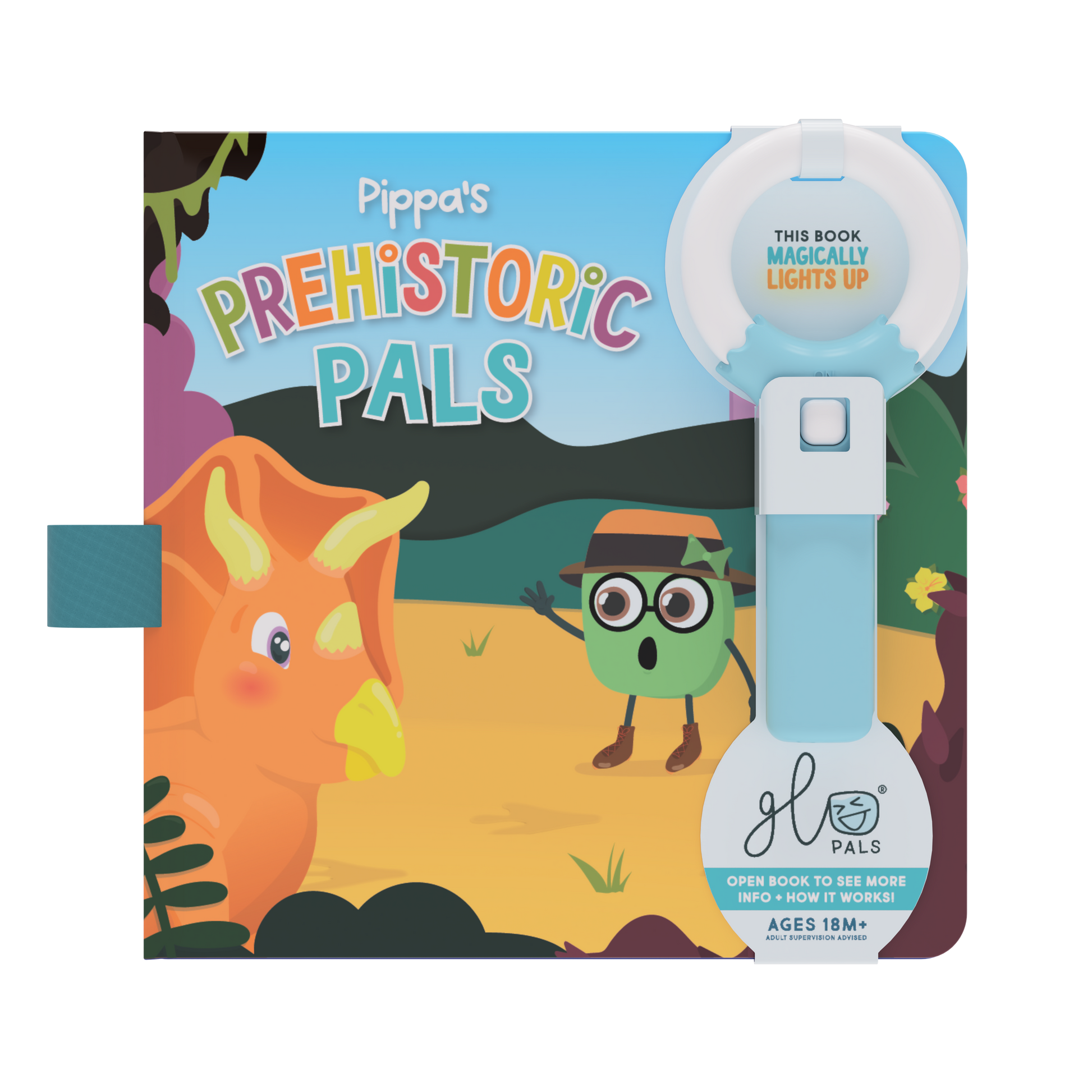 Glo Pals® Light-Up Book – Pippa and Her Prehistoric Pals