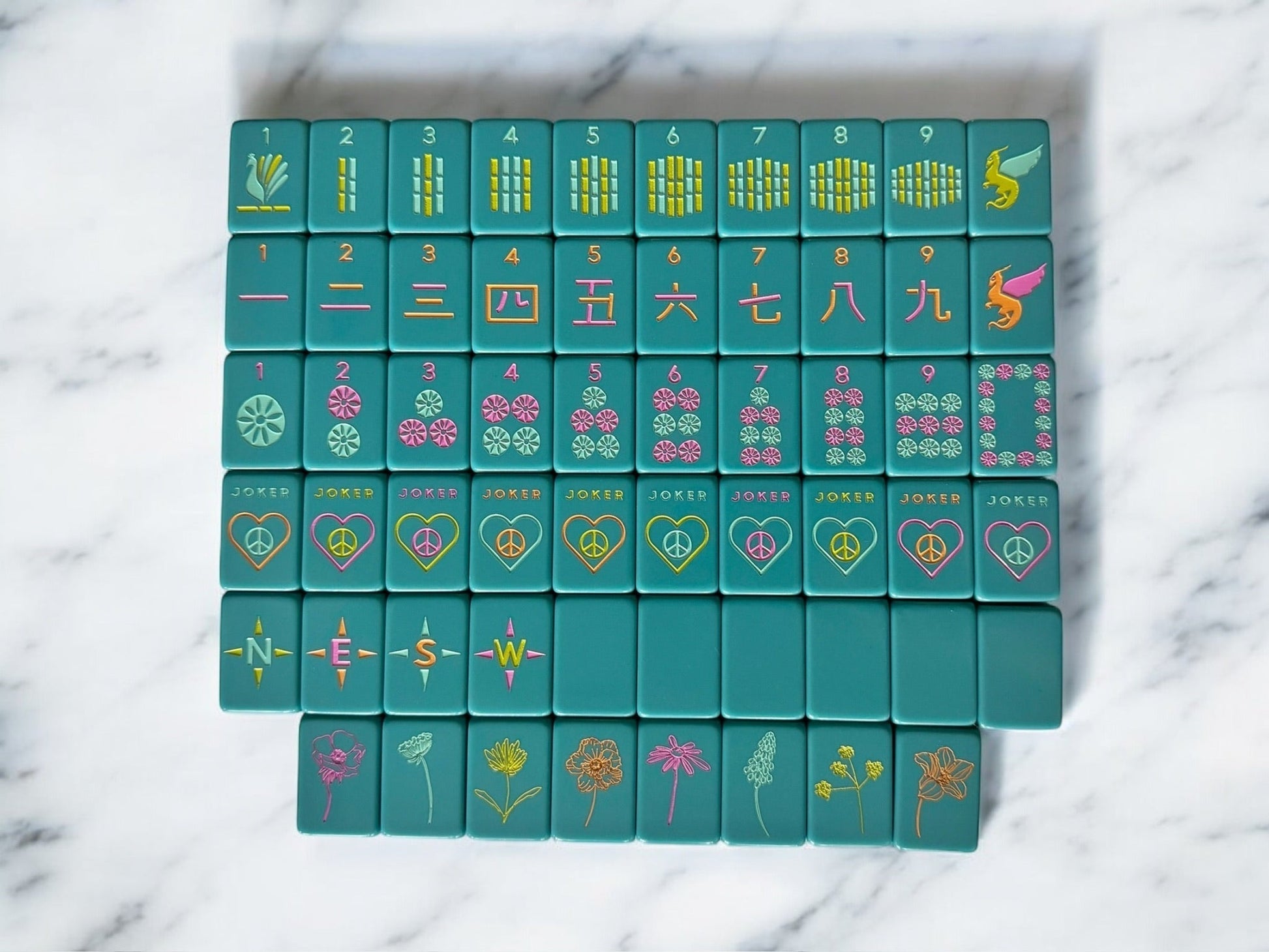Peace Love Mahjong Tiles Pre-Order