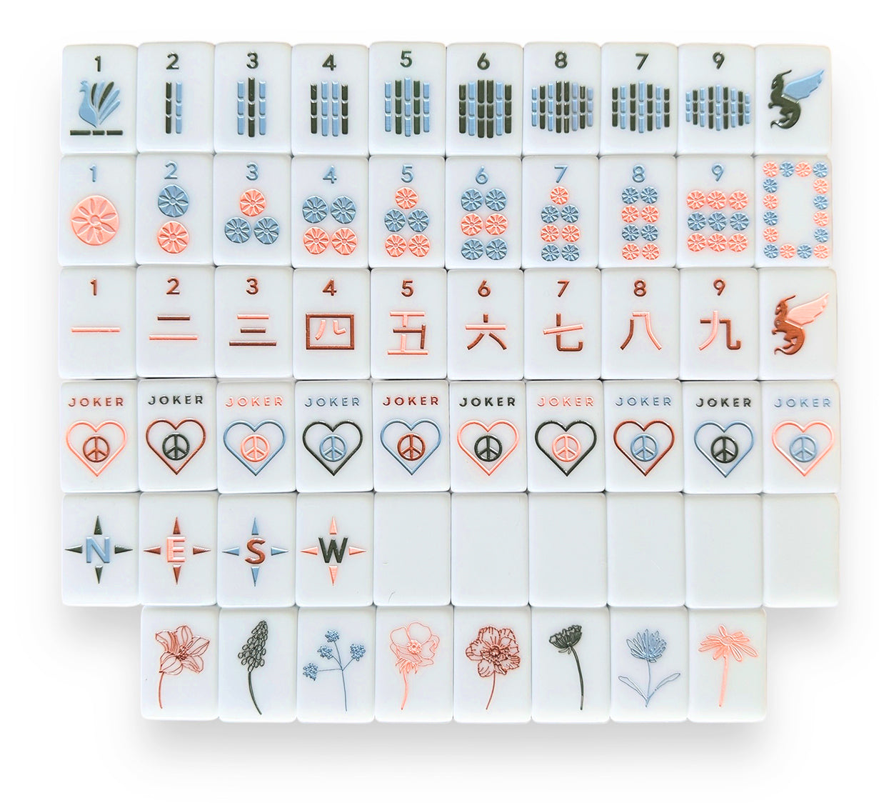 Peace Love Mahjong Tiles Pre-Order