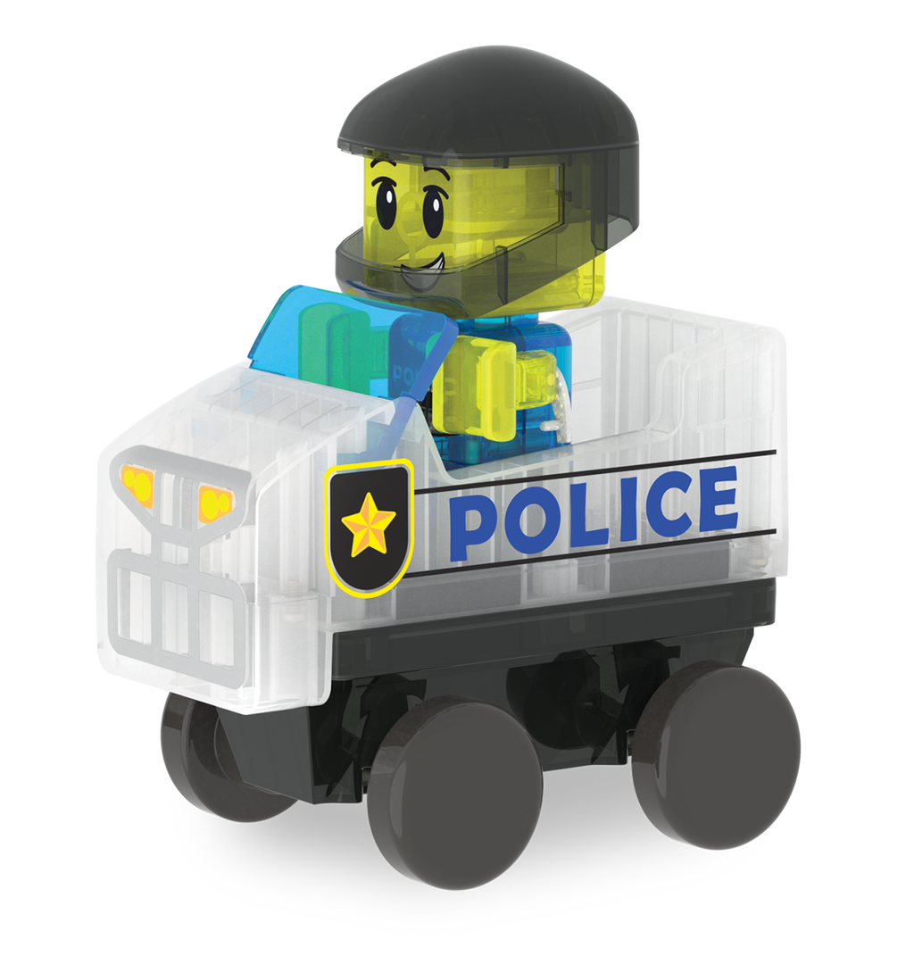 I’d feel safe with this little guy pulling me over!