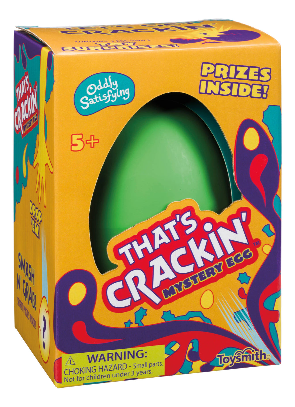 Kids crackable mystery egg toy with surprise toys inside colorful shell