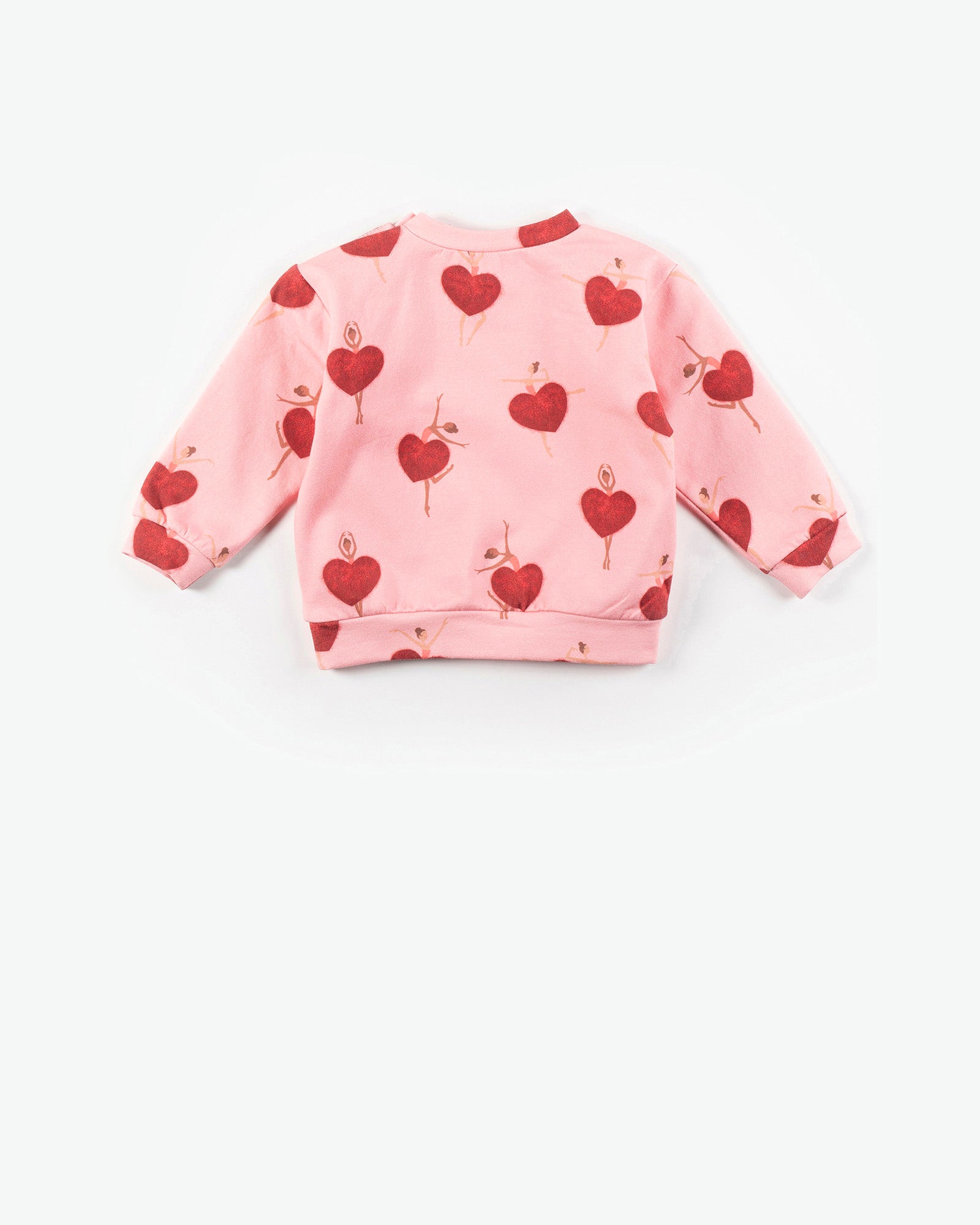Organic Ballerinas Heart Allover Sweatshirt by Yell-Oh! (Greece)