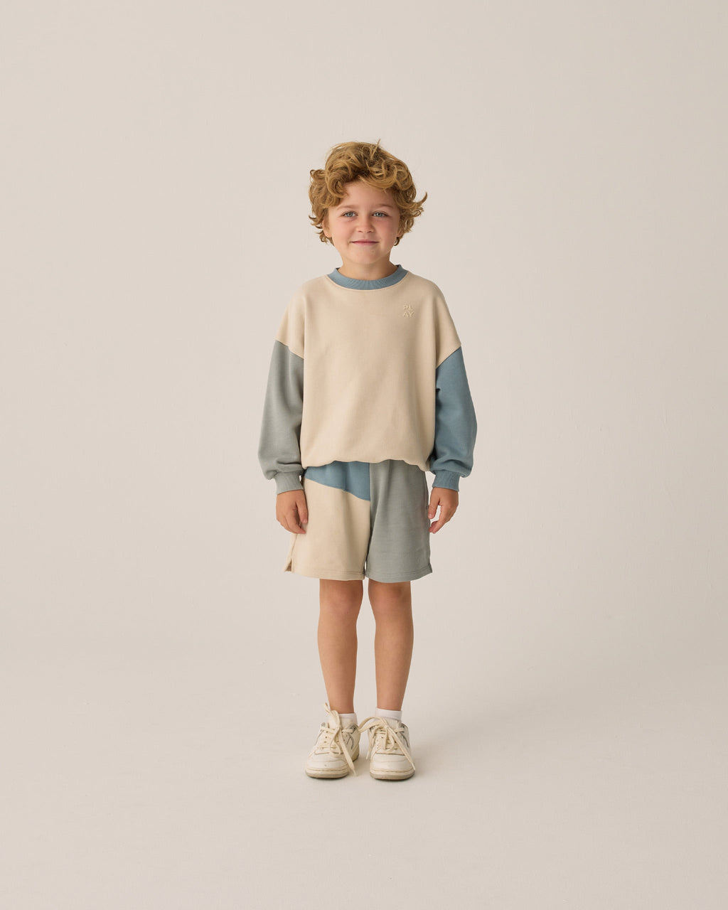 Relaxed Sweatshirt - Color Block