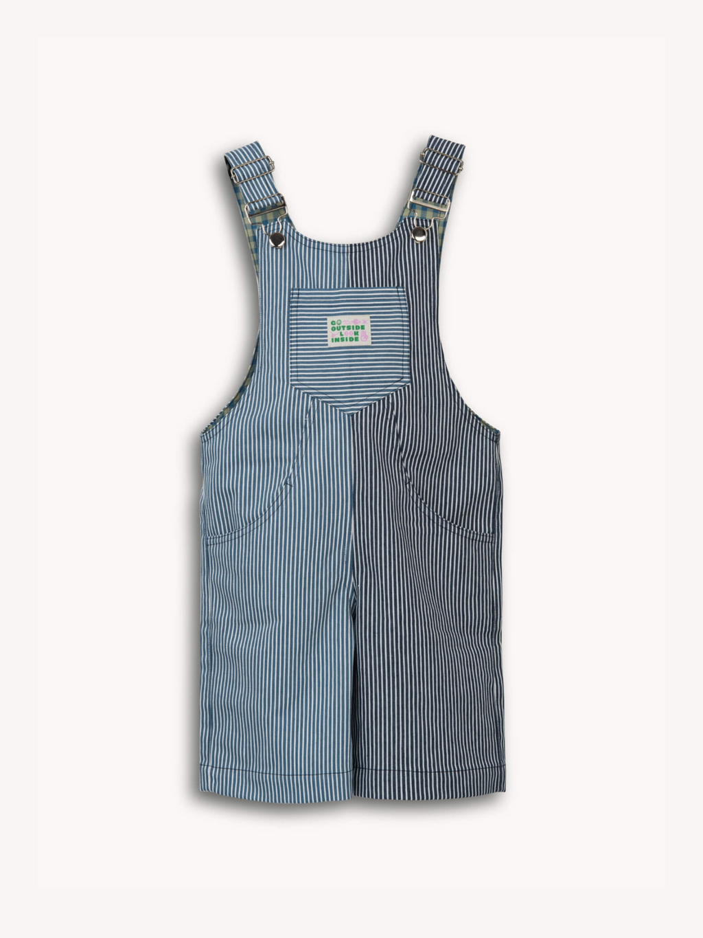 Wave Stripes Short Dungaree