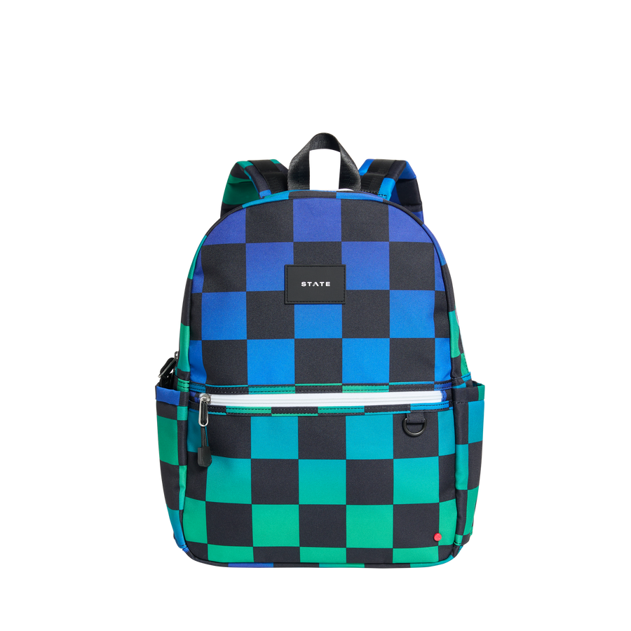 Blue Checkerboard - Kane Backpack