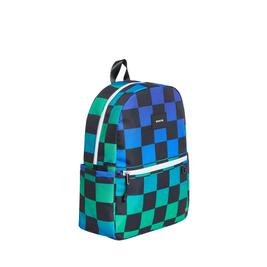 Blue Checkerboard - Kane Backpack