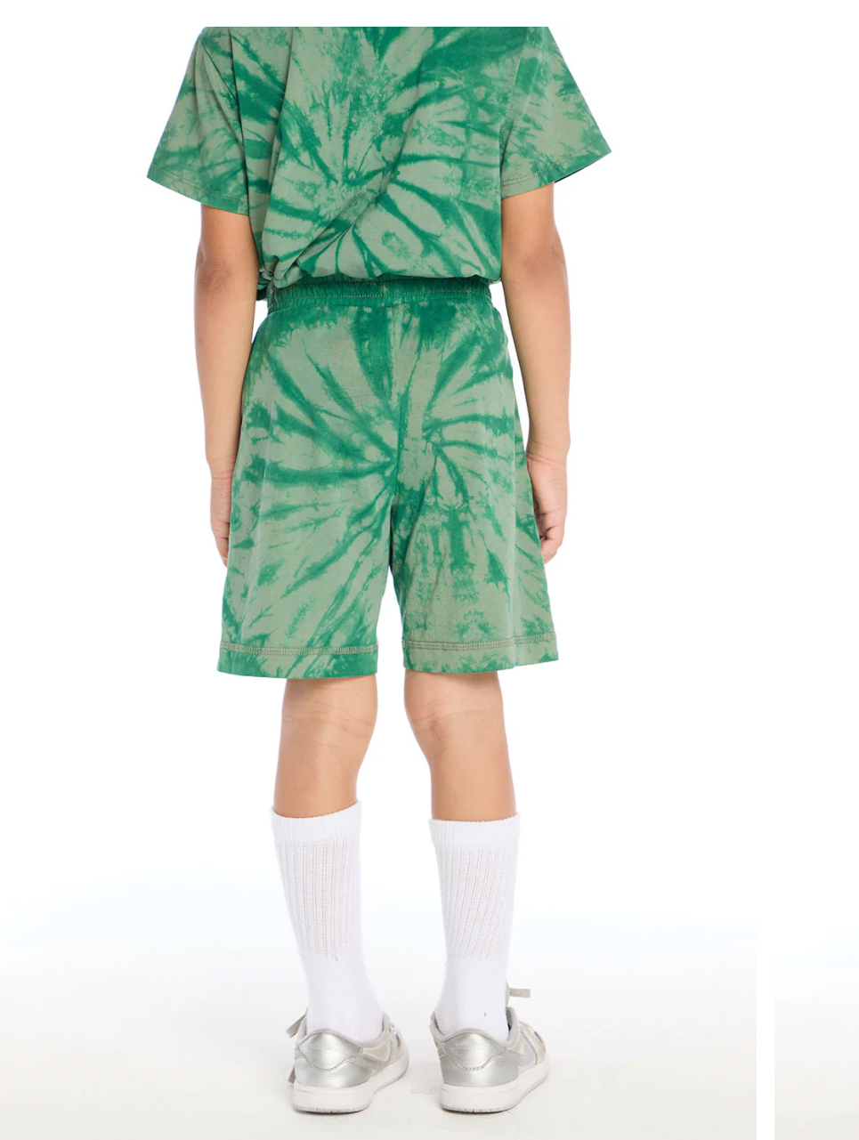 Wild Green Tie Dye Cozy Shorts