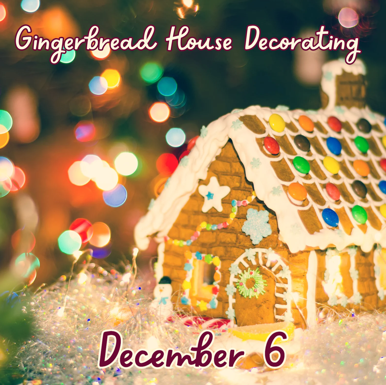 Gingerbread House Decorating