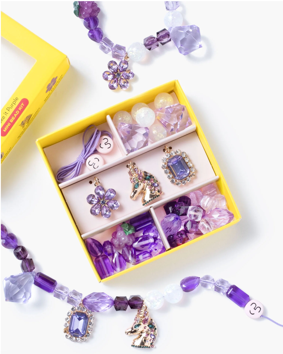Make it Purple Mini Bead Kit by Super Smalls