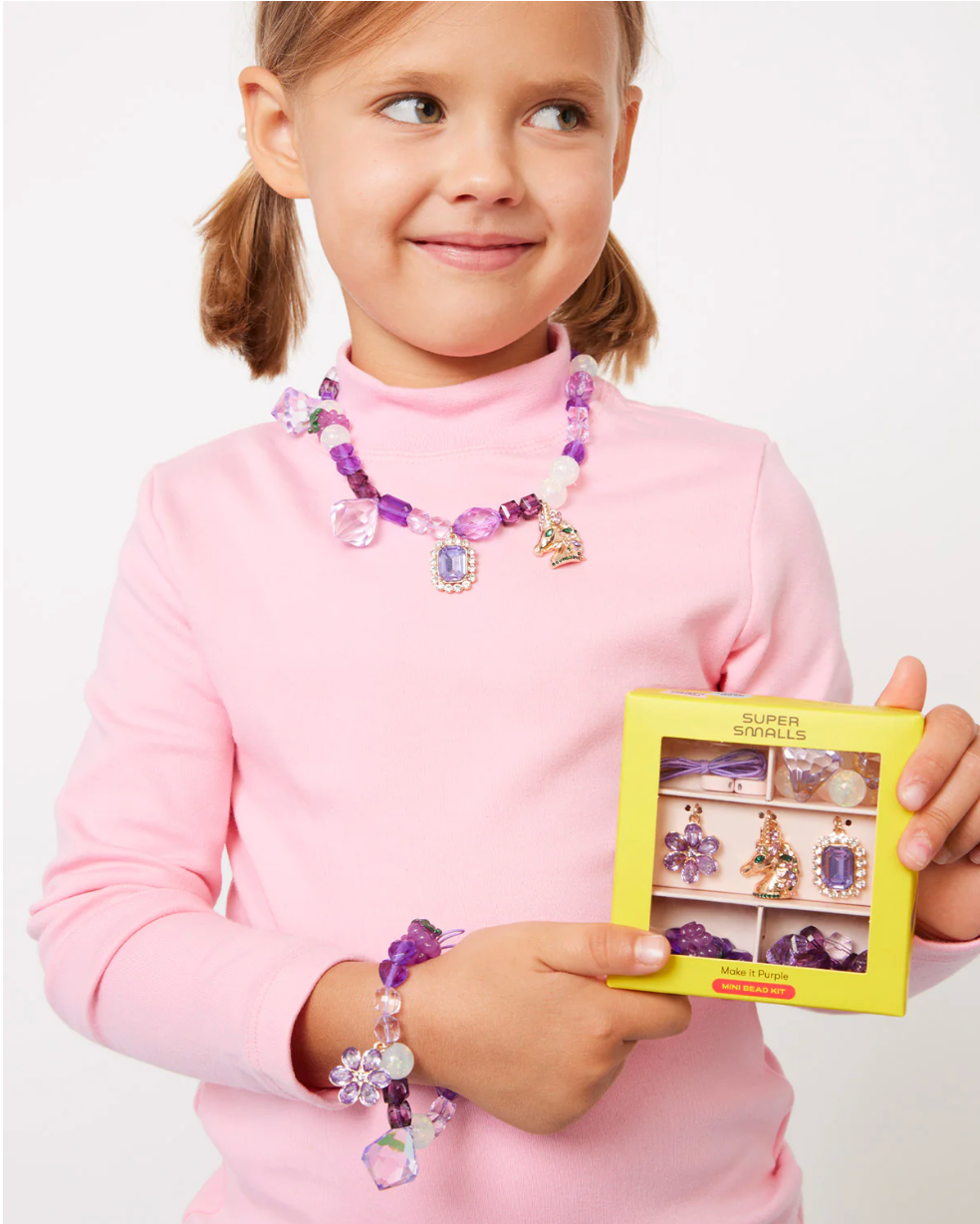 Make it Purple Mini Bead Kit by Super Smalls
