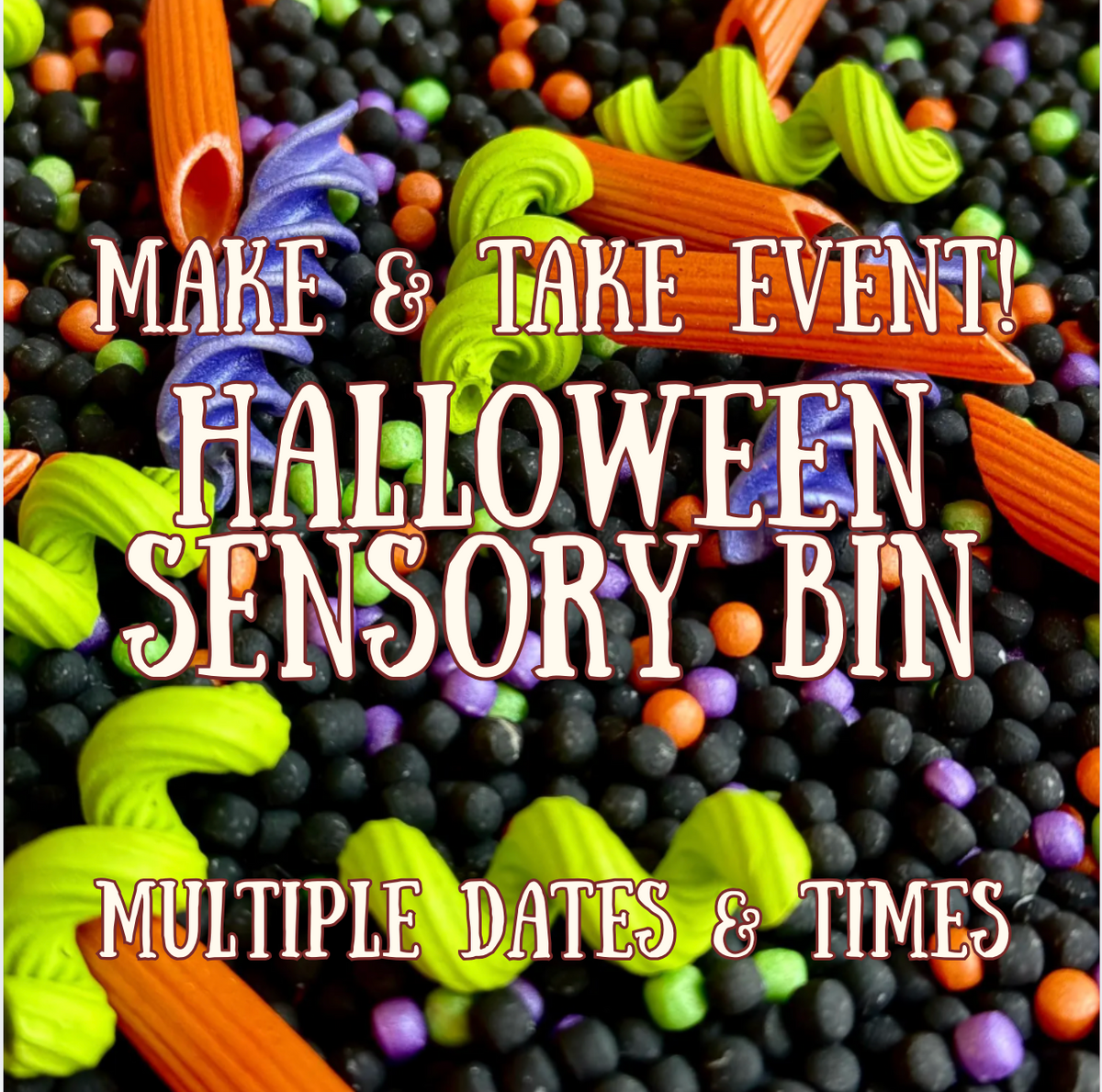 Make& Take Halloween Sensory Bin
