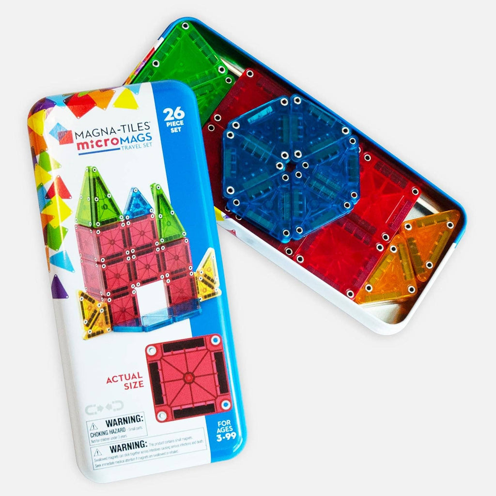 Travel case for MAGNA-TILES® microMAGS Travel Set – 26-Piece Magnetic Building Tiles
