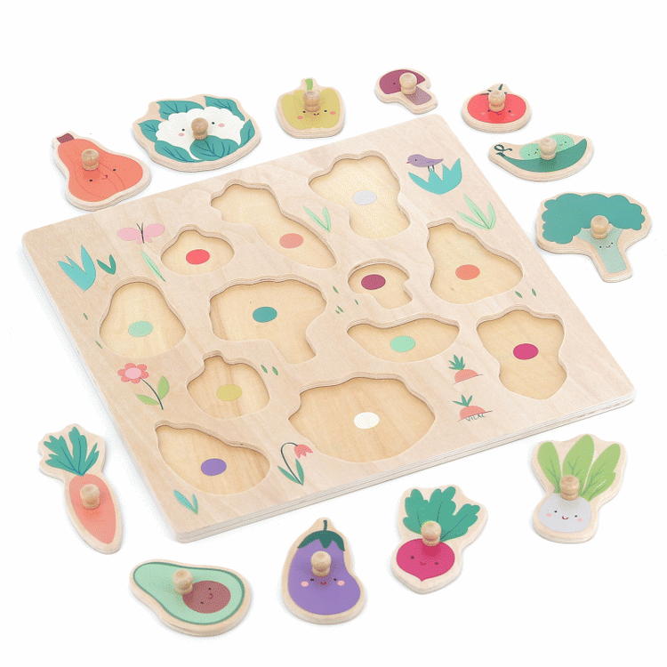 Vegetables Peg Puzzle
