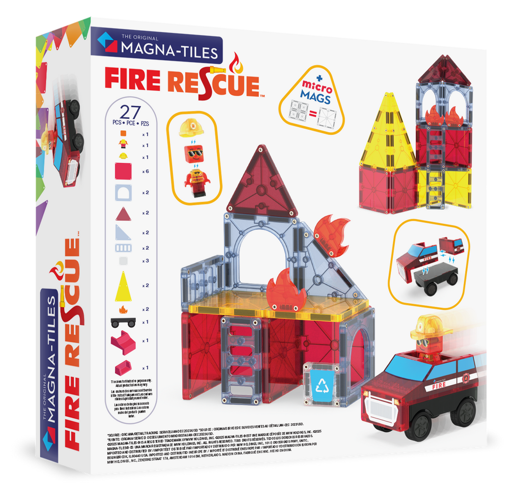 What’s Included in the MAGNA-TILES® Fire Rescue Set