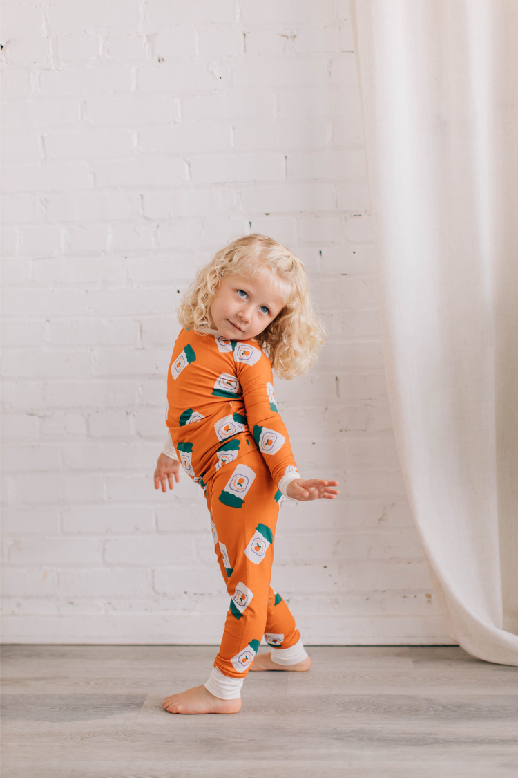 Orange Juice Pajama Set