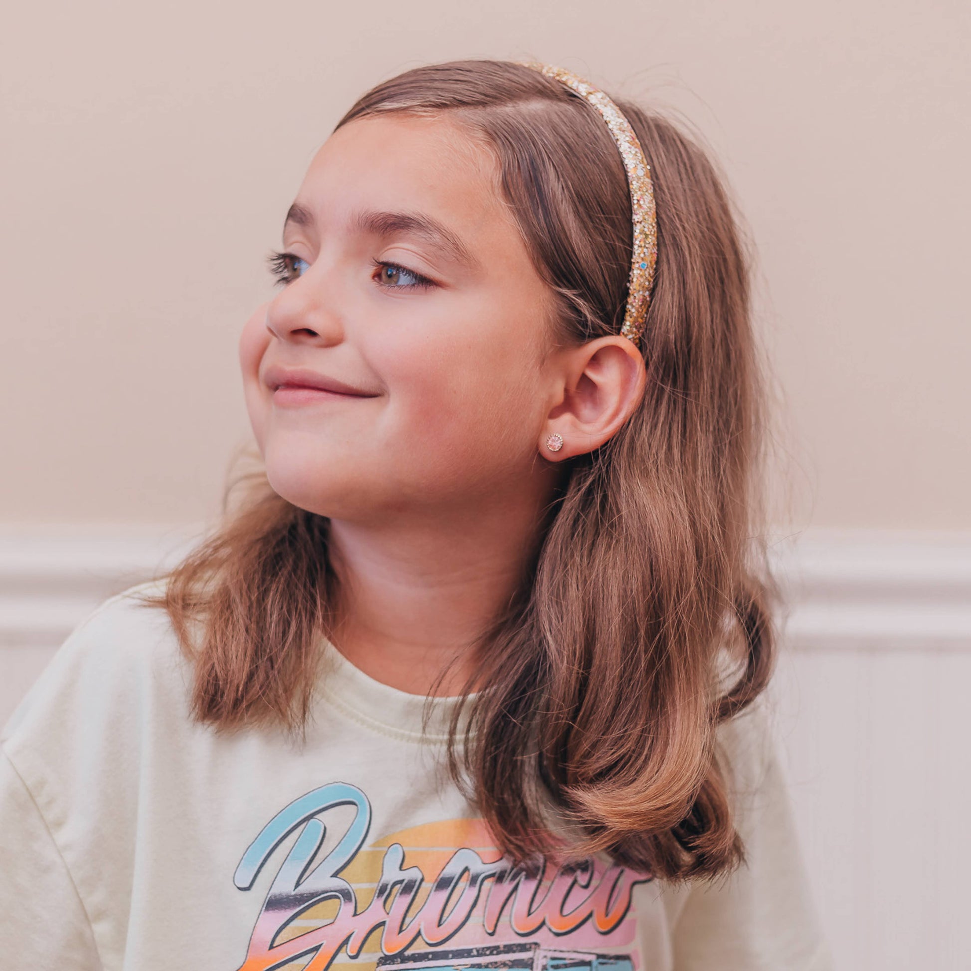 Glitter Headband - Thin Hairbands for Kids