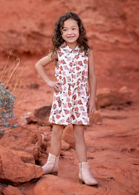 Mavery Baby Floral Romper