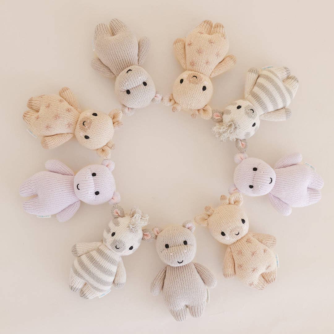 Baby Zebra Hand-Knit Doll | Gives 5 Meals