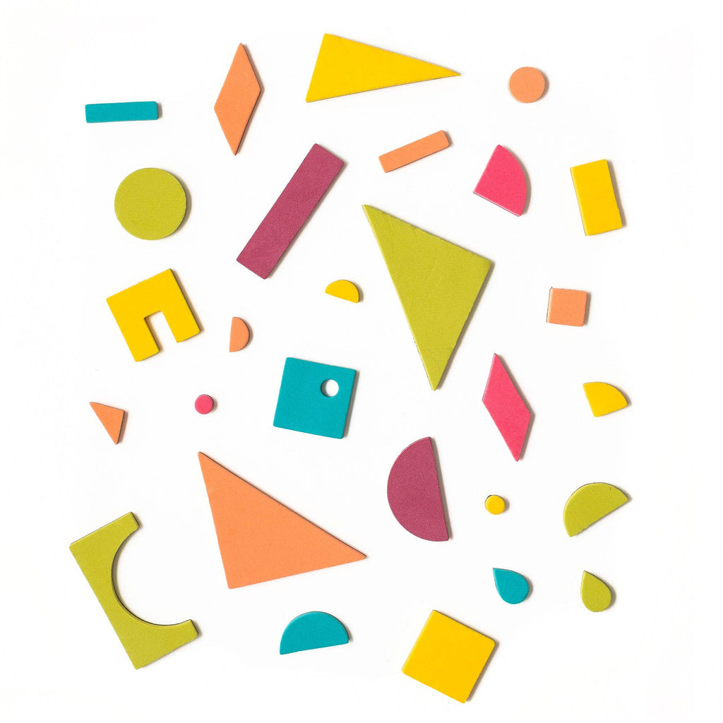 198-Piece Magnetic Shapes Set for Kids | Creative STEM Learning Play - Rainbow Pop