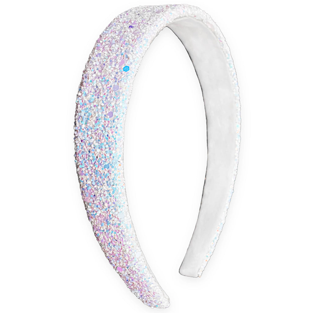 Kids Tapered Glitter Headband | Pink or Gold