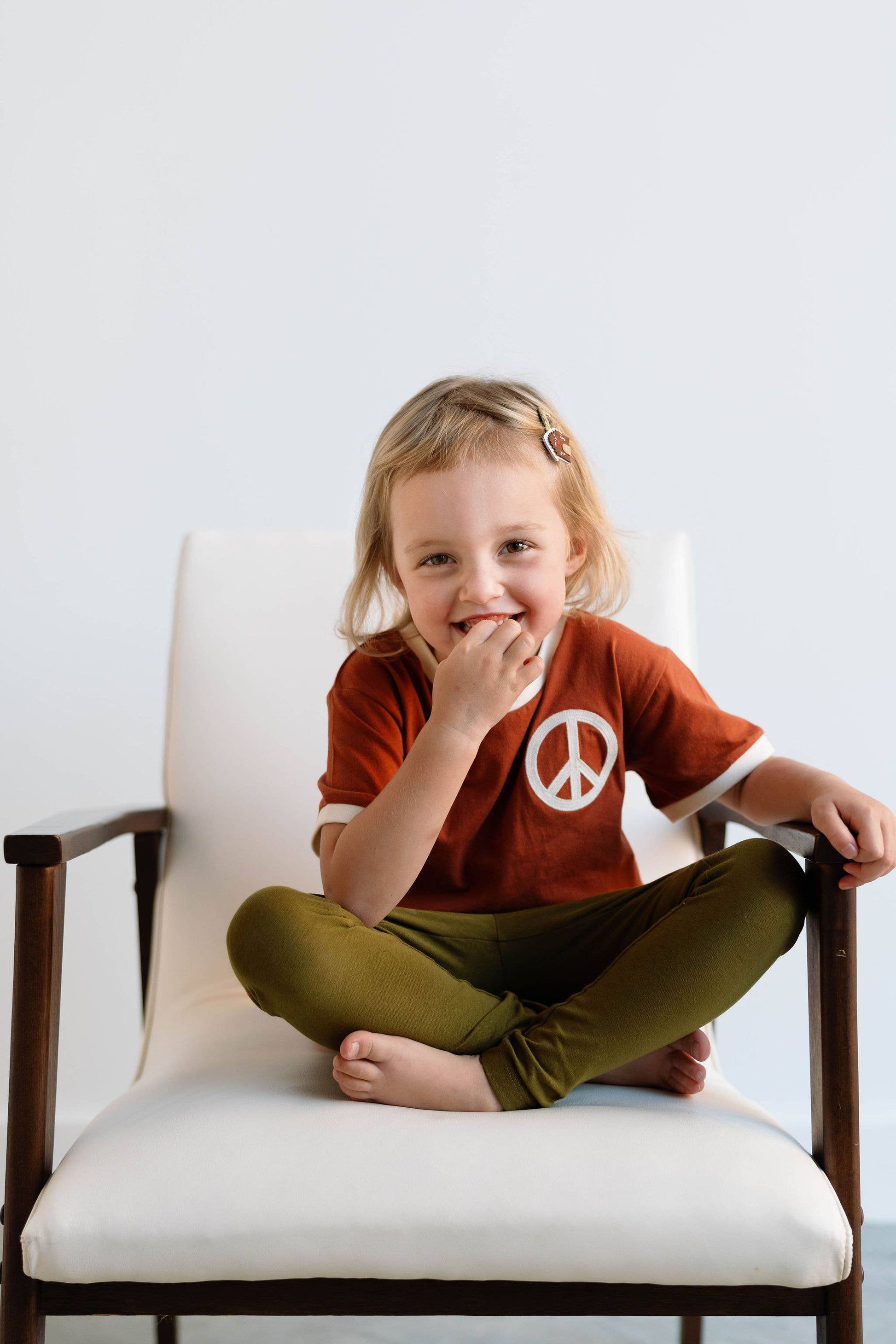 Peace Ringer Graphic Shirt