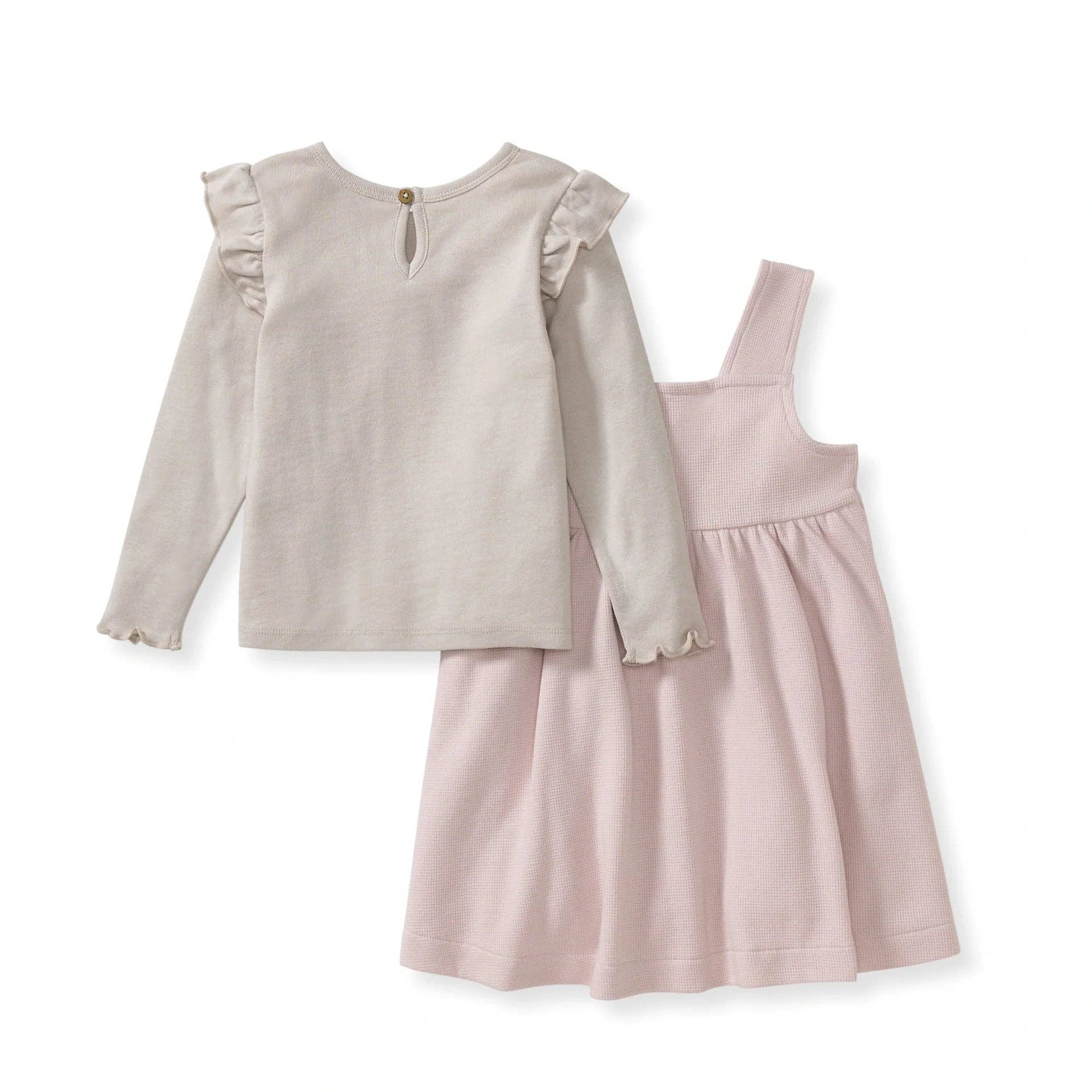Flutter Organic Tee & Thermal Dress Set