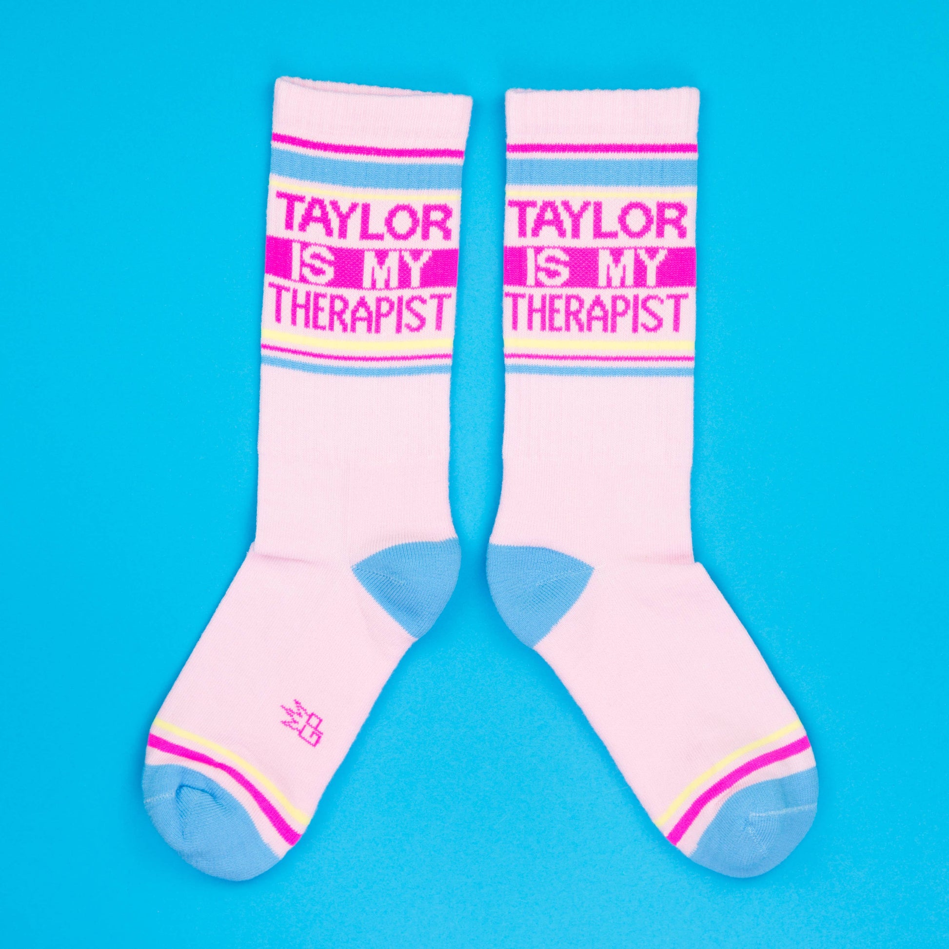 Taylor Is My Therapist Gym Crew Socks