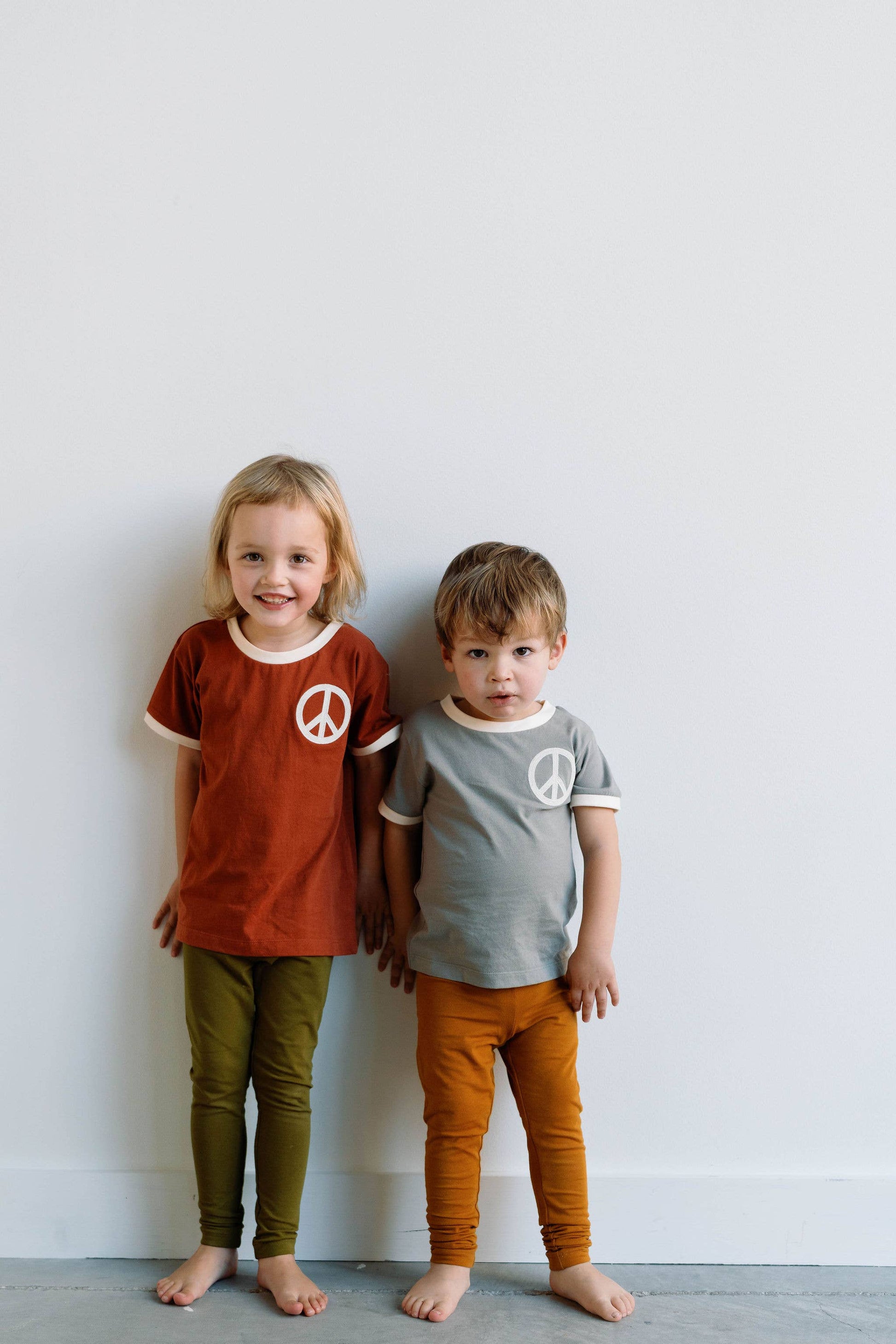 Peace Ringer Graphic Shirt
