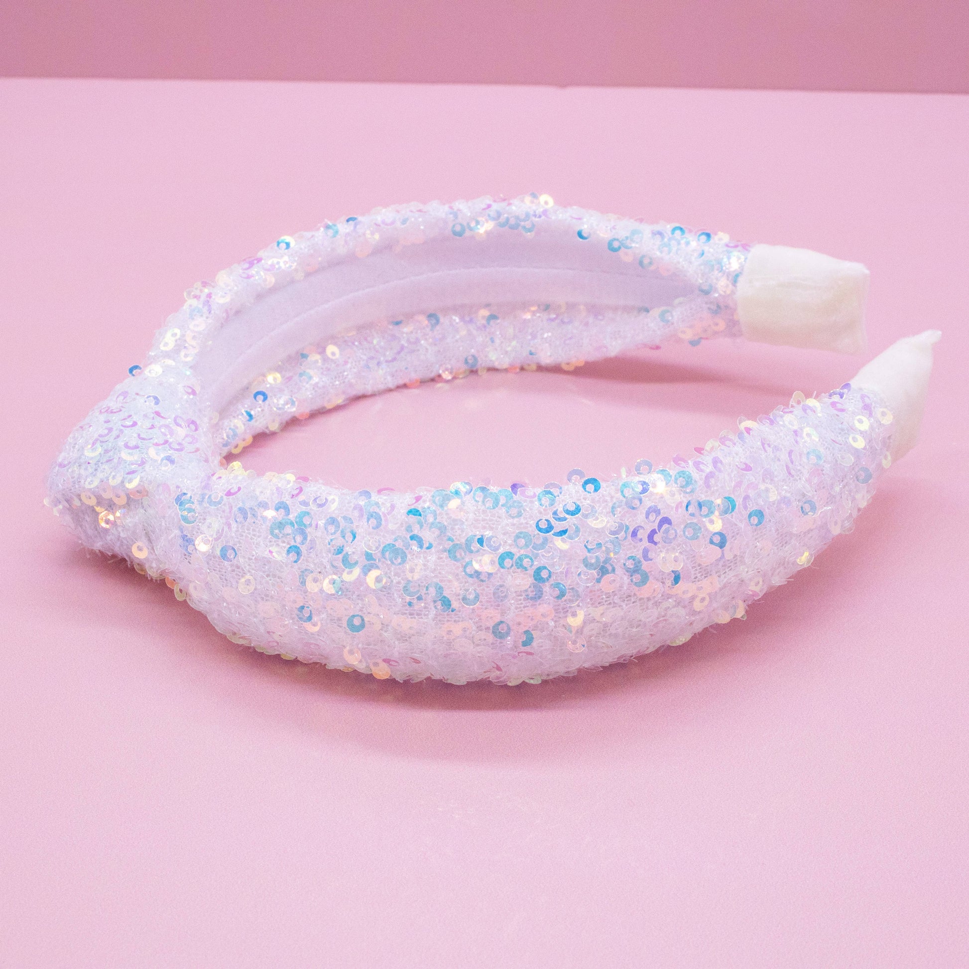 Kids Sequin Knot Headband | Purple or Rainbow