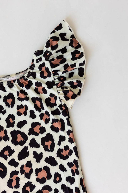 Wild One Flutter Sleeve Leotard