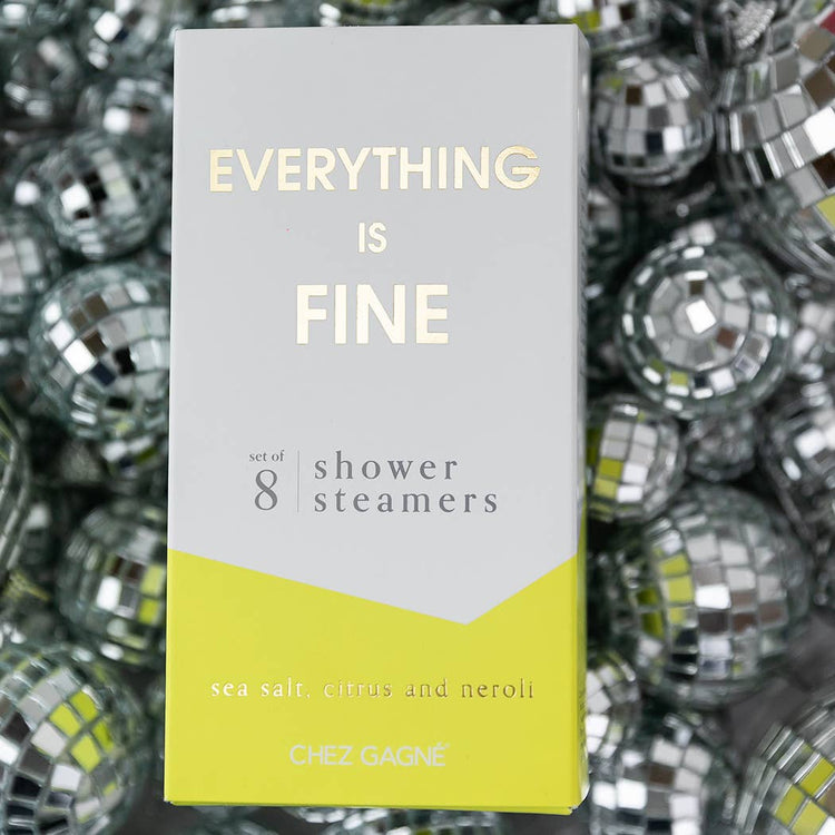 Everything is Fine Shower Steamers - Sea Salt, Citrus & Neroli