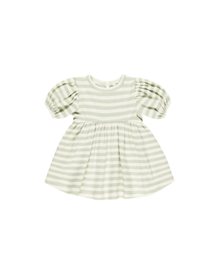 Darla Dress - Mint Stripe