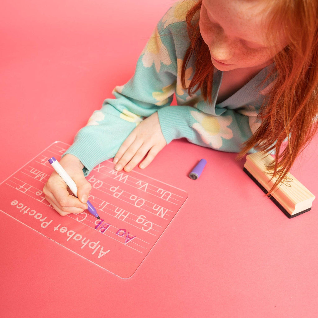 Alphabet Tracing Practice Board