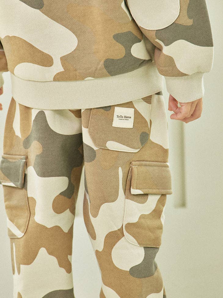 Camo Fleeced Pocket Sweatpants