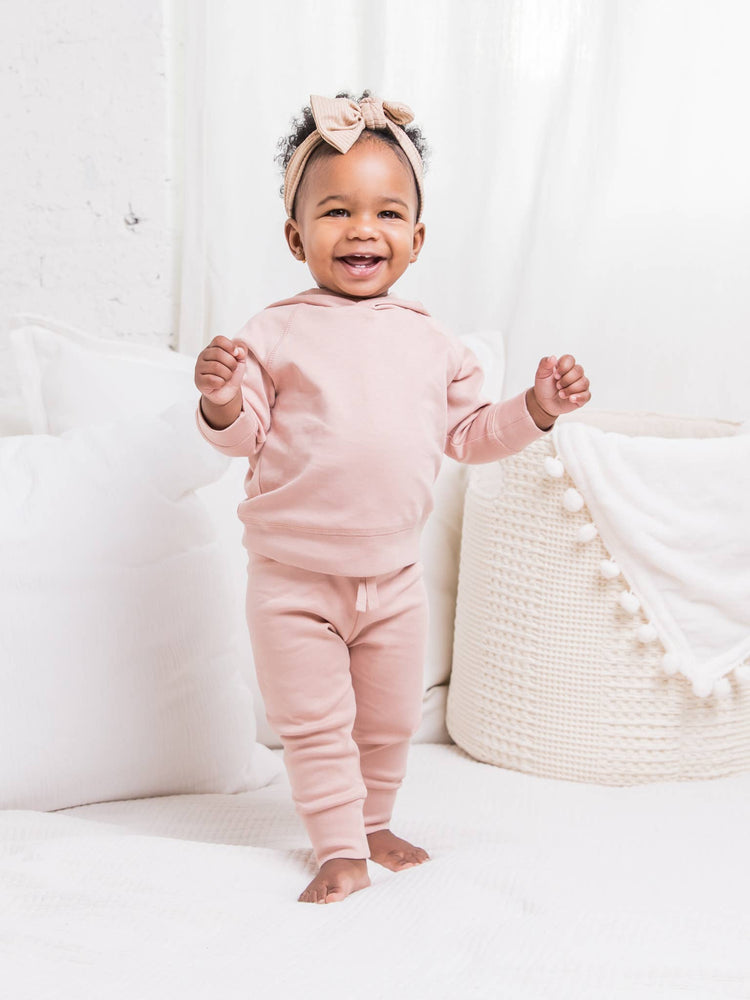 Organic Baby Cruz Joggers - Blush