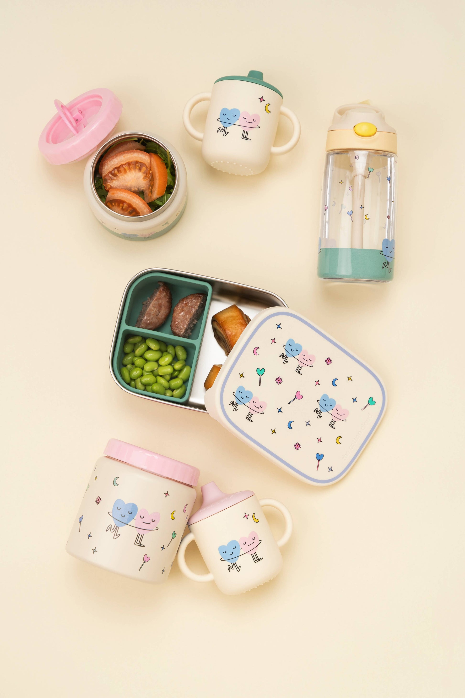 Sippy Cup 2-Set Dancing Hearts