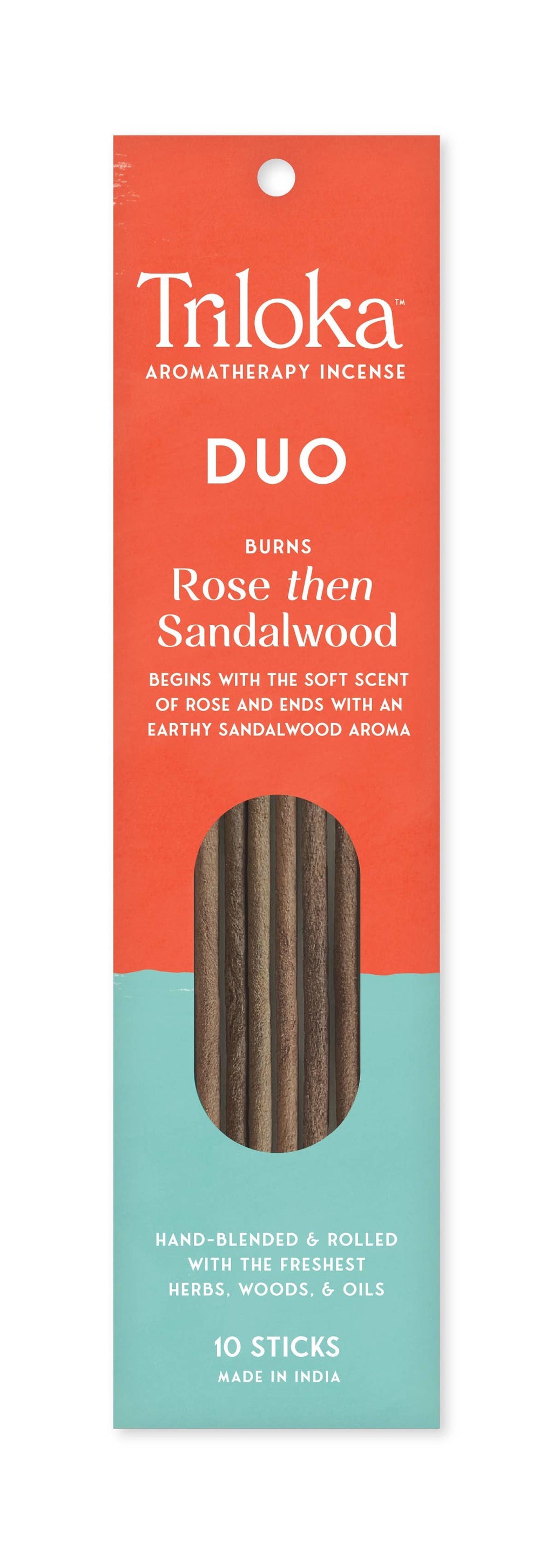 Triloka Rose-Sandalwood Duo Incense