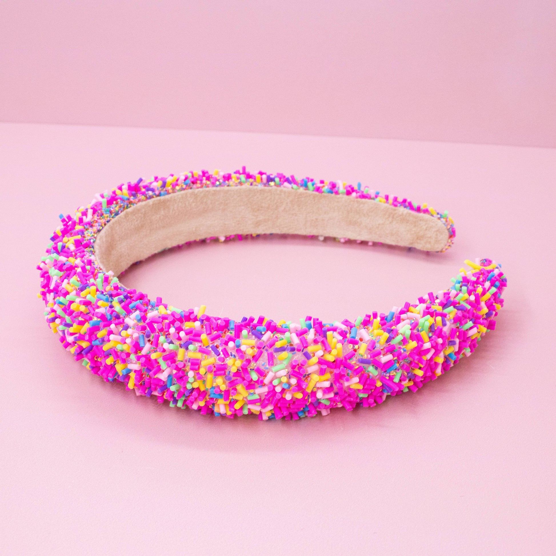 Kids Padded Sprinkle Headband | Pink or Light Blue