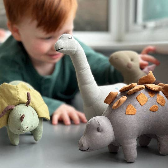 Steggy Linen Dinosaur